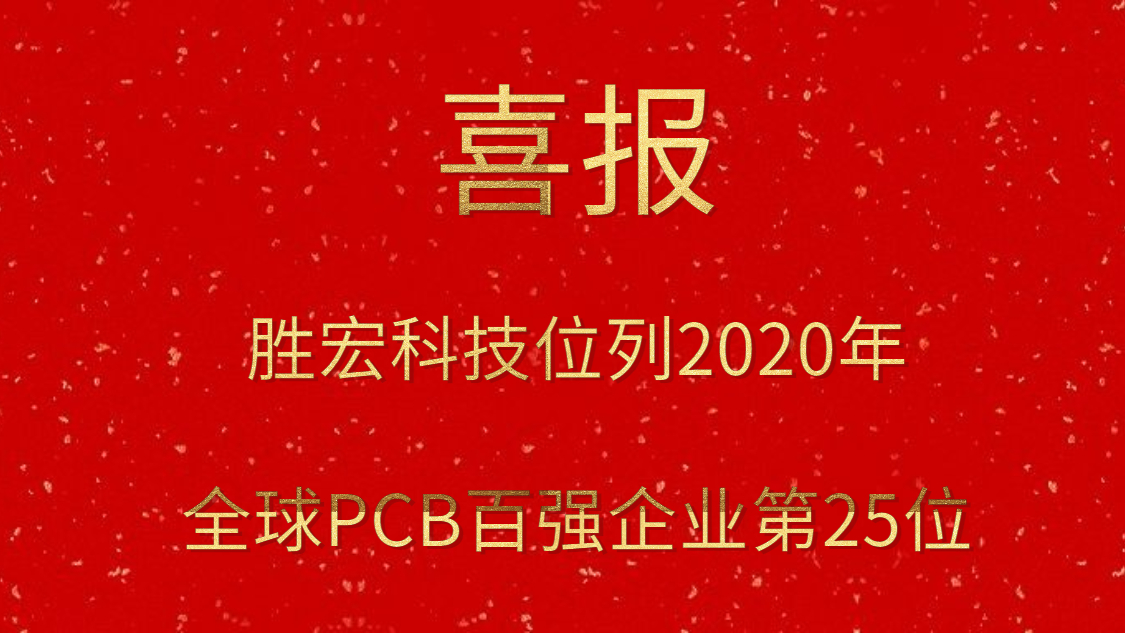 og视讯科技位列2020年全球PCB百强企业第25位