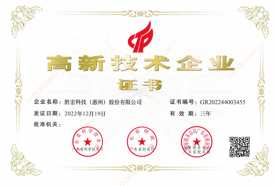 喜报！我司顺利通过“高新技术企业”认定